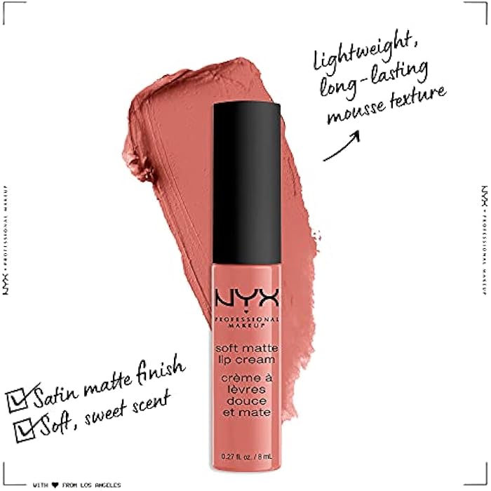 NYX PROFESSIONAL MAKEUP Soft Matte Lip Cream, Kyoto 63 - Image 2